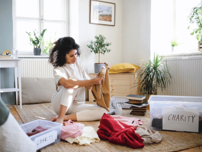 decluttering